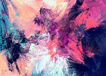 Abstracte textuur roze en blauw