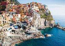 Dorpje Manarola aan de Italiaanse kust