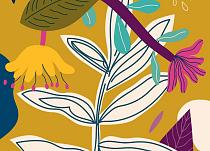 Bloemencompositie geel #29