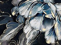 13870 ol bloembladeren navy blauw 200x150