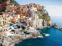 Dorpje Manarola aan de Italiaanse kust