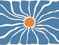 17394 ol abstracte bloemenposter  11 40x30