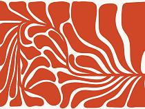 17444 ol abstracte bloemenposter  12 40x30