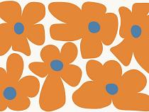 17794 ol abstracte bloemenposter  19 40x30