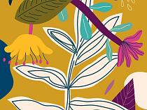 Bloemencompositie geel #29