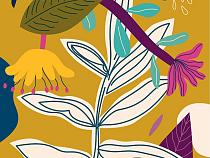 Bloemencompositie geel #29