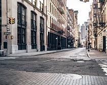 Straat Manhattan, New York 