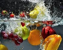 Water vol vers fruit