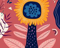 Bloemencompositie roze #24