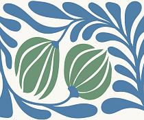 17854 ol abstracte bloemenposter  20 60x50