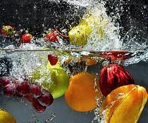 Water vol vers fruit