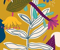 Bloemencompositie geel #29