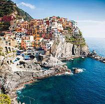 Dorpje Manarola aan de Italiaanse kust