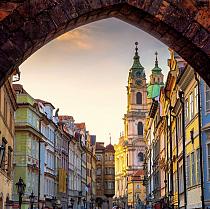 Stad doorkijk, Praag