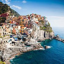 Dorpje Manarola aan de Italiaanse kust