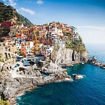 Dorpje Manarola aan de Italiaanse kust