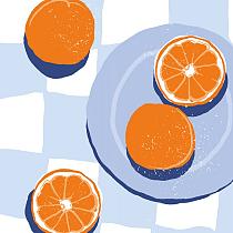 16577 ov sinaasappels op bord 15x15