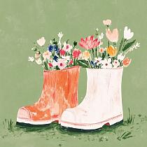 19678 ov bloemen in laarzen 15x15