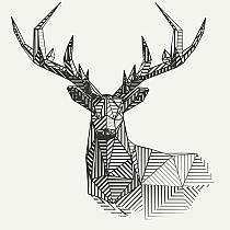 Geometrisch rendier