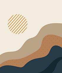 Abstracte golven