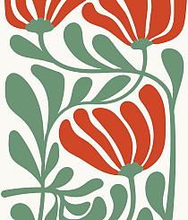 17314 op abstracte bloemenposter  9 120x140