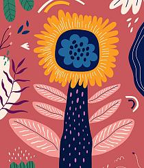 Bloemencompositie roze #24
