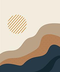 Abstracte golven