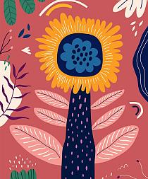 Bloemencompositie roze #24