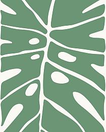 17086 op abstracte bloemenposter  5 40x50