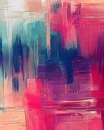 Abstract brush magenta