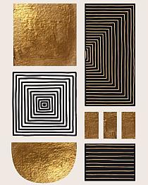Gouden geometrische vormen #3