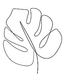 Lijntekening blad 