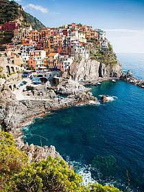 Dorpje Manarola aan de Italiaanse kust