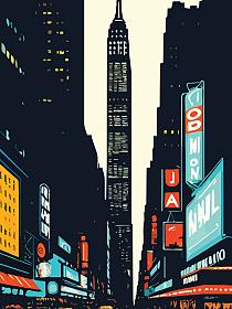 13326 op new york city stadsgezicht  10 90x120