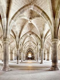 Panoramafoto van de Universiteitskloosters van Glasgow