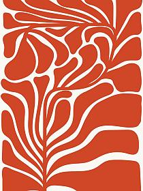 17443 op abstracte bloemenposter  12 30x40