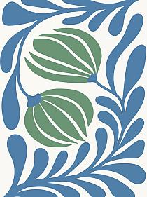 17867 op abstracte bloemenposter  20 90x120
