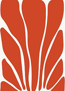 17241 op abstracte bloemenposter  8 50x70