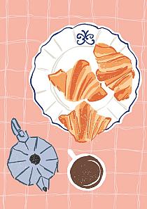 16671 op koffie met koekjes a0