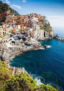 Dorpje Manarola aan de Italiaanse kust