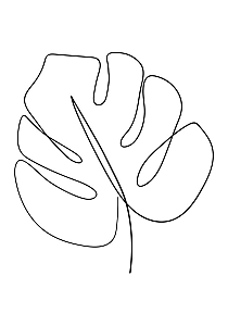 Lijntekening blad 