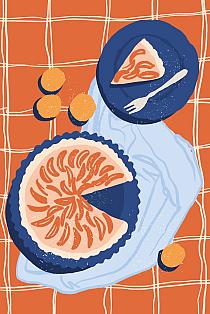 16728 op tafel met taart 20x30