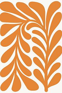 17346 op abstracte bloemenposter  10 60x90