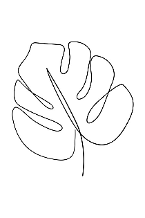 Lijntekening blad 