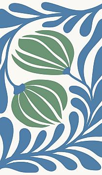 17860 op abstracte bloemenposter  20 70x120