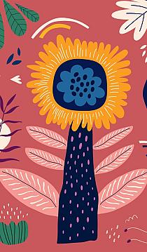 Bloemencompositie roze #24