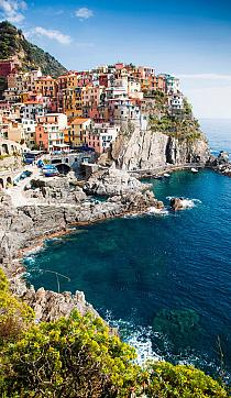 Dorpje Manarola aan de Italiaanse kust
