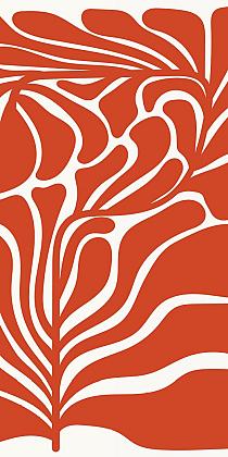 17452 op abstracte bloemenposter  12 50x100