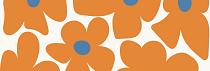17814 ol abstracte bloemenposter  19 90x30