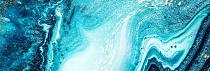 Golvende, blauwe texturen